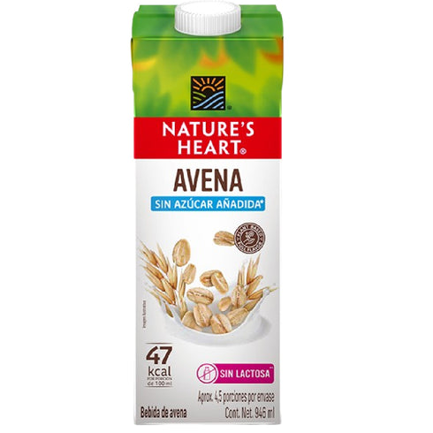 BEBIDA AVENA NATURES HEART 946ML S/AZUC